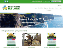 Tablet Screenshot of farmtoursireland.com